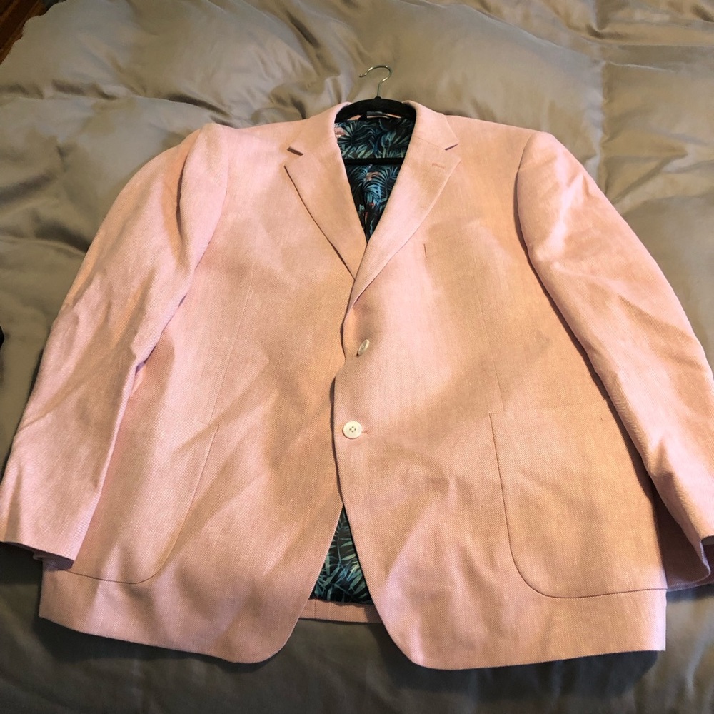 Paul Fredrick Pink Sport Coat Blazer